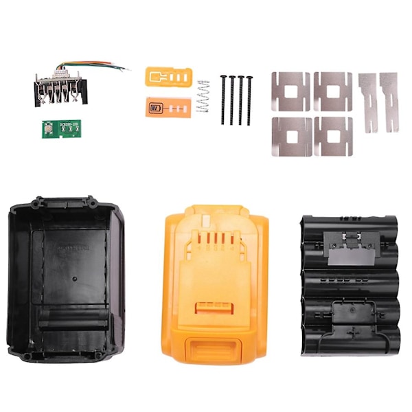 XJ-Batteriverktyg Plastfodral PCB Laddningsskyddskort Kretskort För 18v 20v Dcb183 -ion Batt