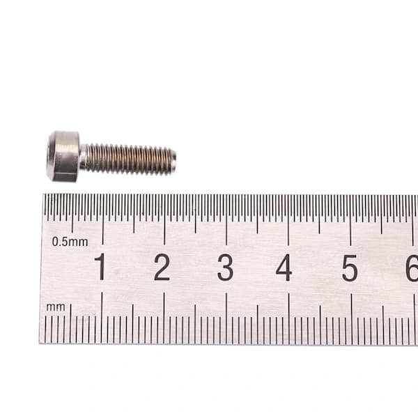 6-pack M5x16mm Titanlegering Cykelstyrstamsskruvar för Mountainbikes[pl]