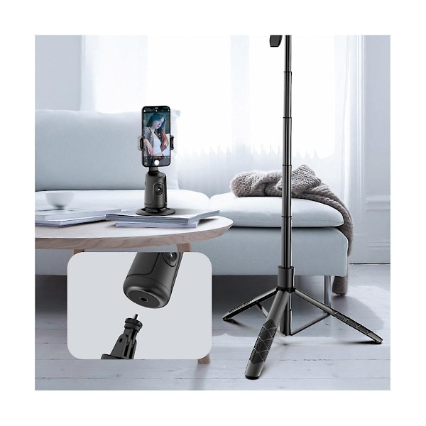 XJ-Phone Auto Face Tracking Gimbal Stabilisator 360 Rotation Skrivbords Handhållen Gimbal Telefon Stativ För L