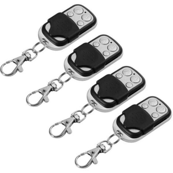 4 universelle fjernkontroller automatisk portfrekvens 433,92 MHz fast kode