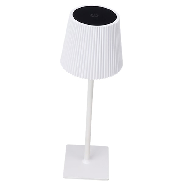 Sladdlös LED Bordslampa Metall Touch Bordslampa Portabel Uppladdningsbar 3 Färgtemperaturer Vit 1.3