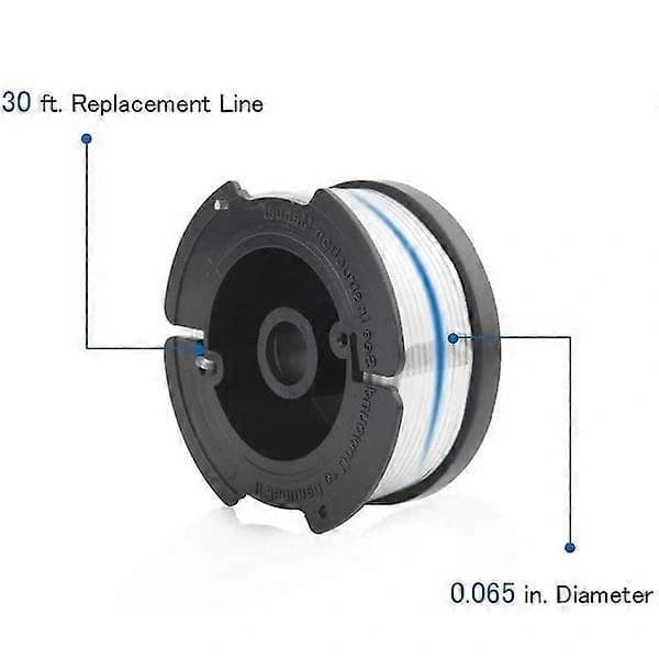 Black+Decker Erstatningsspole til Trimmertråd 0,065 \" 10-pak Kompatibel med Flere Modeller[JUN]