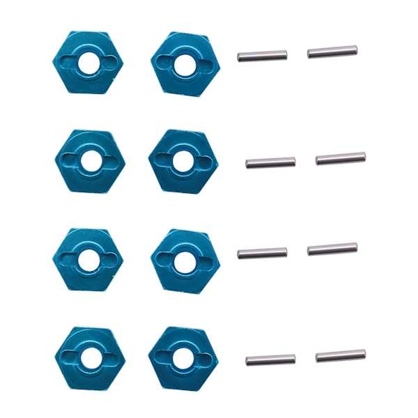 XJ-2set/8st Metall Hexagon Set För 12428 12423 1/12 Speed Rc Bil Feiyue Fy-01/02/03/04/05 Uppgraderingsdel