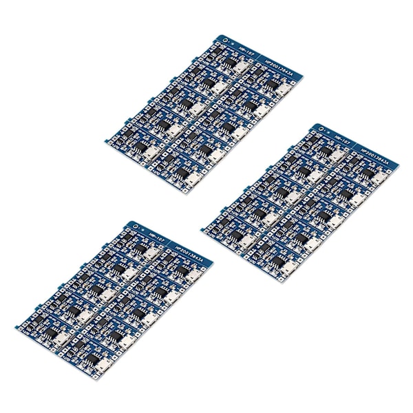 XJ-30kpl 5V Mini USB 1A 18650 TP4056 Litiumakku Latauslevy Suojapiirillä Laturimoduuli