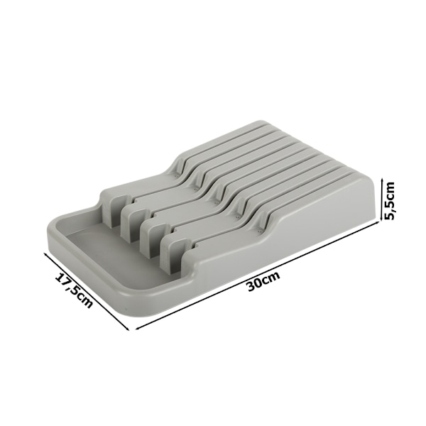 Knife Holder Insert / Knife Rack / Knife Storage - Drawer Insert for Kitchen 550