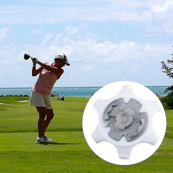 10 stk. Golfsko Bløde Hurtige Drejespikes Pins Skospikes Erstatninger