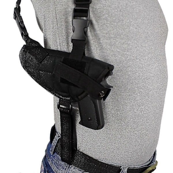 Taktisk Håndvåpen Akselholster Svart Under Arm Dobbel Myk Pistolholster