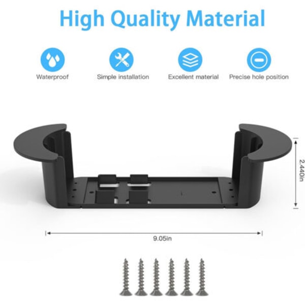 Starlink Ethernet-kabelholder med adapterfeste - Veggfeste for Starlink-kabelhåndtering og -oppbevaring
