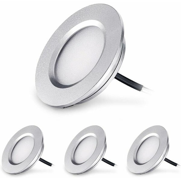 XJ-LED infälld spotlight 3W 12V infälld taklampa rund dimbar 240 lumen varmvit IP44