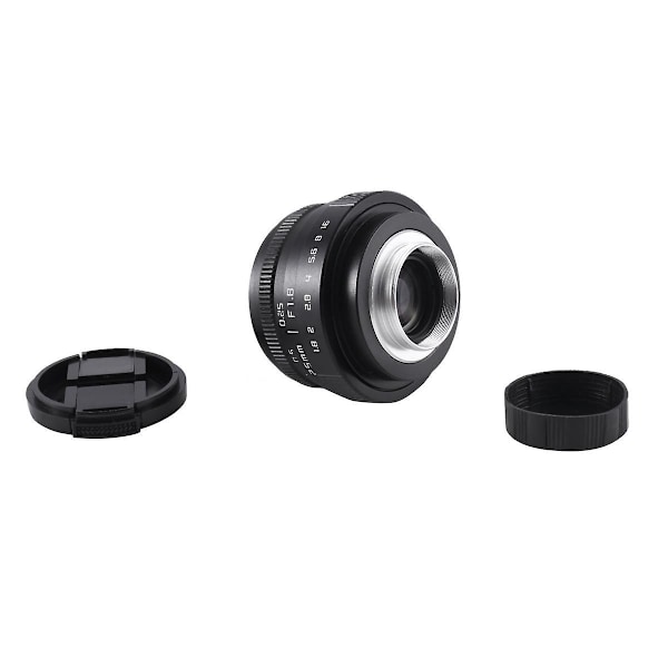 XJ-25mm F1.8 -c Tv-objektiv/cctv-objektiv för 16mm C-fattningskamera manuellt fokusobjektiv-a
