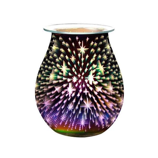 XJ-Aroma LED Lampe Duftlampe 3D Elektrisk Voks Smeltevarmer