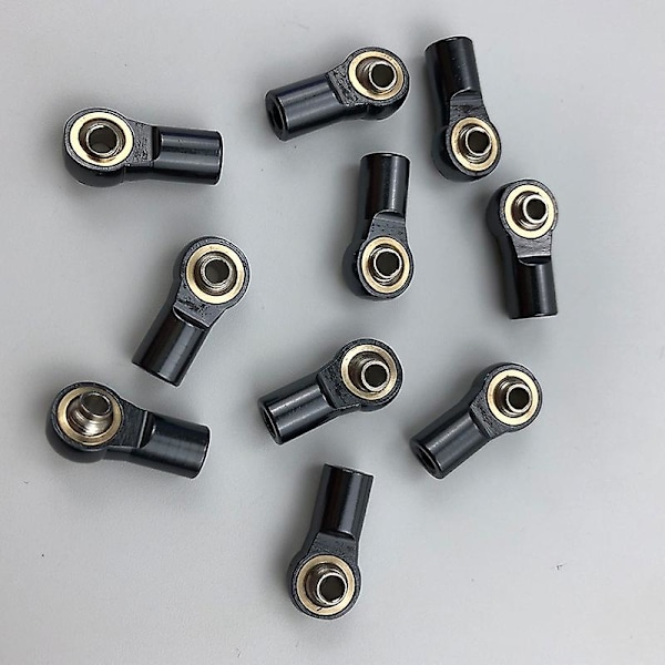 XJ-10kpl Metallinen M4 Linkkitanko Päänivel 1/10 Rc Auto Axial Scx10-ii 90046 90047 -4 F350 Rc01