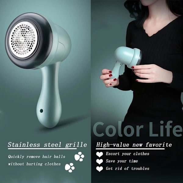 Elektrisk fnugfjerner og pillefjerner til tøj: Tøjpillefjerner, Multi-Use Lint Shaver