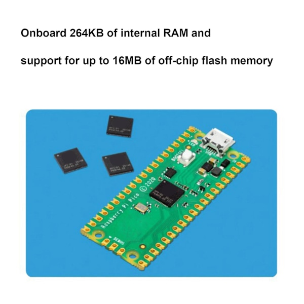 XJ-For Pico W Utvecklingskort Utökat Jumper Kit Trådlöst Wifi Rp2040 Mikrokontroller Utveckling B