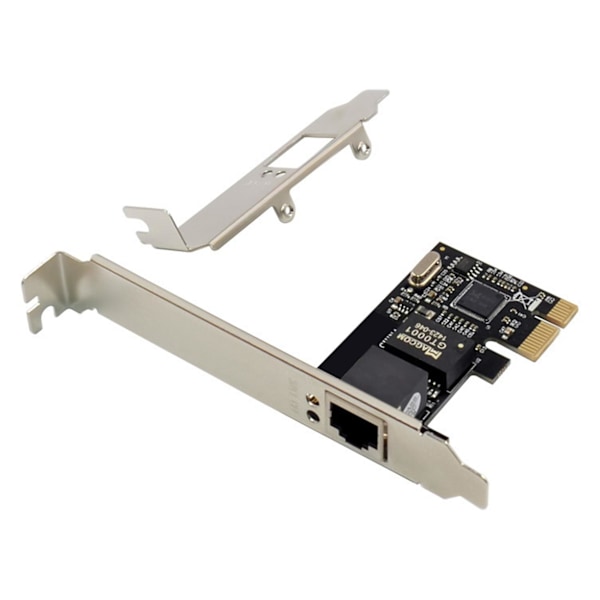 XJ-Pcie X1 Rj45 Server Gigabit Nätverkskort Rtl8111c Enkel Port 1000m Ethernet Adapterkort Nätverk C