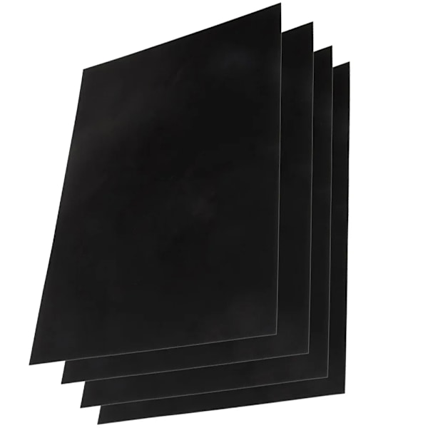 Grossist 20x30cm A4 Avtagbar Tavla Väggdekal Svart Tavla Papper hållbar Skala och fäst tavla