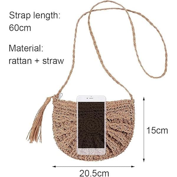 Halm Messenger Bag Halm Tassel Bag, Dameveske