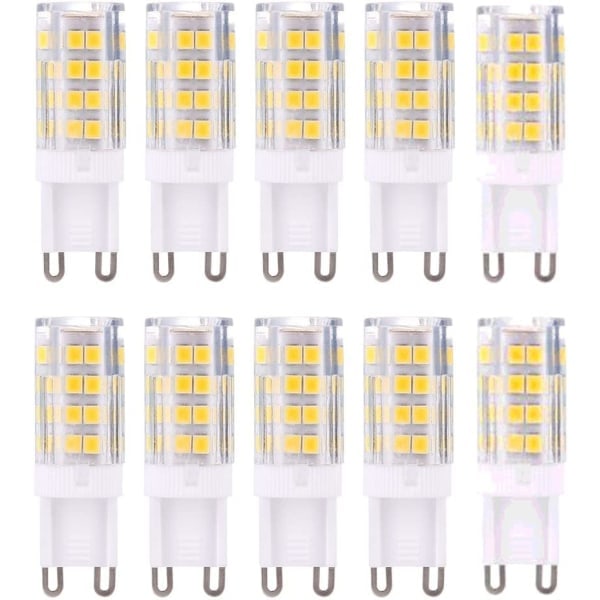 XJ-G9 LED-lampor, varmvit 3000K 5W G9 LED, 10-pack