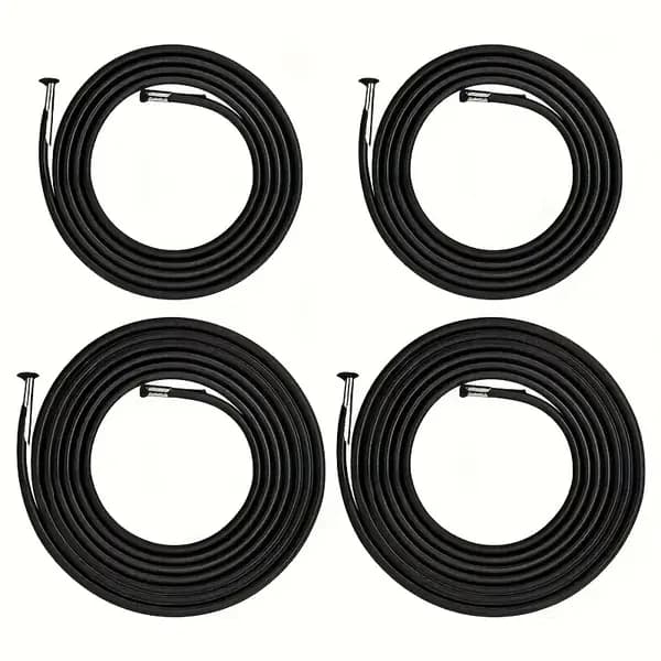 Elastisk erstatningssnorsett for stoler, universelle reparasjonstau i Oxford-stoff for solsenger og \"zero gravity\"-stoler black