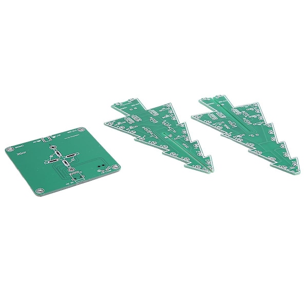 XJ-7 Färger Julgran Elektronisk Praktik DIY Kit Multifunktionell Färgglad Stereoskopisk Led Fl