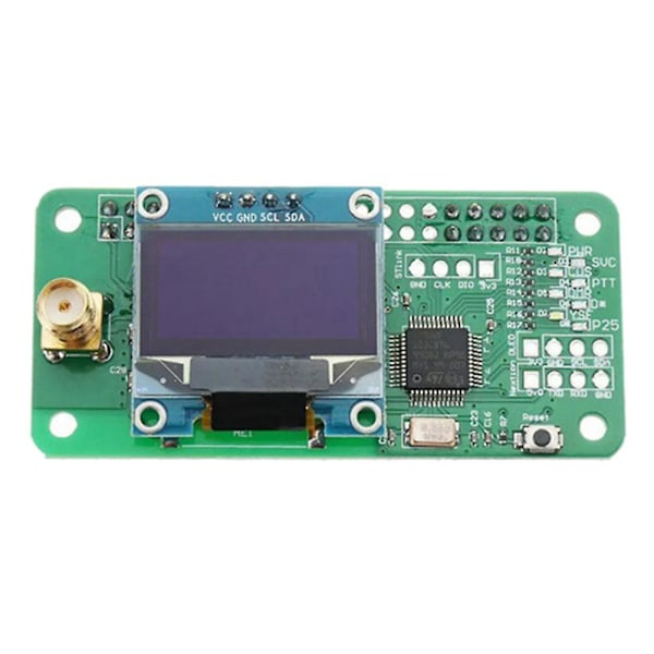 XJ-Mmdvm Relä Dmr P25 Dstar Digital Radio Gateway Hotspot Expansionskort + Oled + Antenn