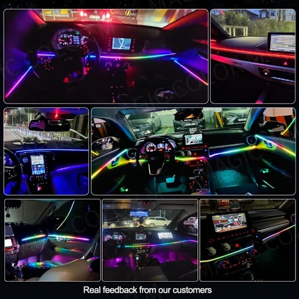 Bil Atmosfære Lys LED Strip Bil Ambient Lys