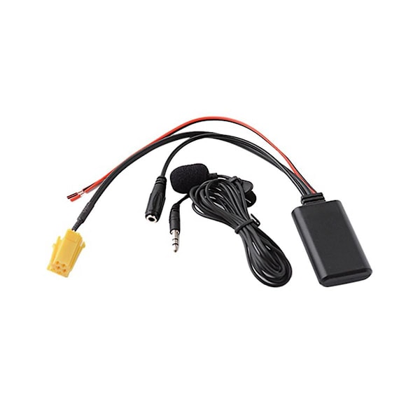 XJ-Bilradio 6-pin Mini Aux In Erstatning 3.5mm Audio Bluetooth Mikrofonkabel For Panda Punto