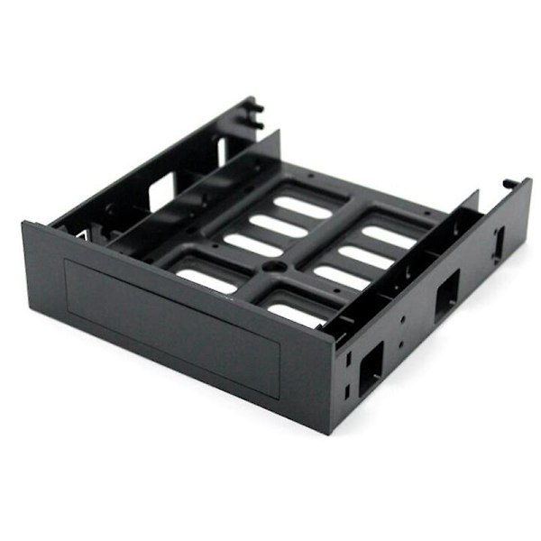 XJ-5.25 tums CD-ROM-plats till 3.5 tums 2.5 tums SATA HDD Mobilt Rack Fäste Hölje Svart För PC