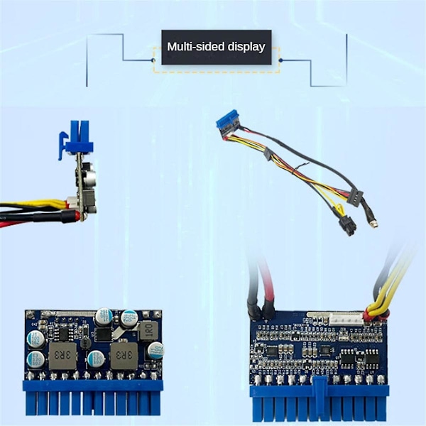 XJ-Dc 12v 300w 24pin Atx Emolevyliitin Mini Itx Virtalähde Dc Atx Pico Psu Moduuli PC:lle
