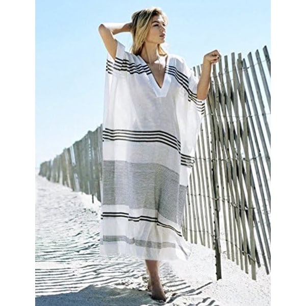 Dame Badedragt Bluse Etnisk Print Lang Nederdel