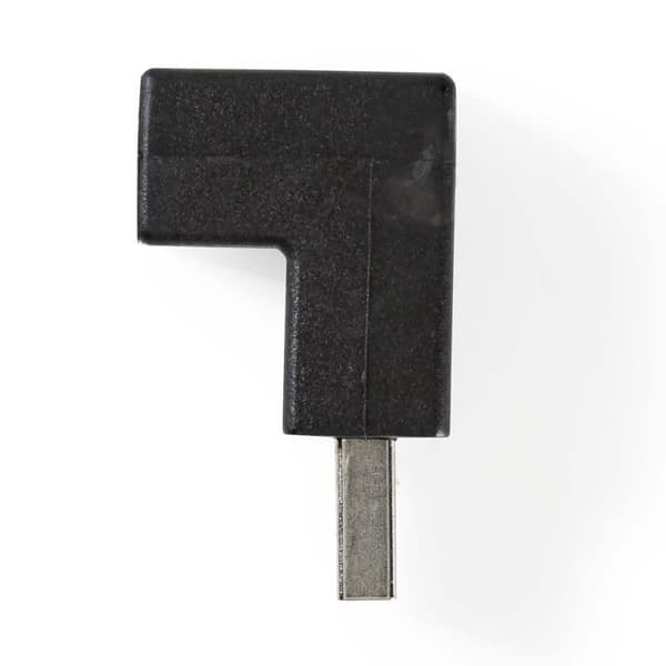 XJ-USB-A Adapter | USB 2.0 | USB-A Hane | USB-A Hona | 480 Mbps | Rund | Nickelpläterad | PVC | Svart | Låda