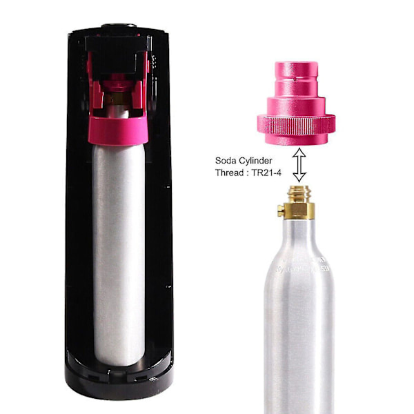 Snabbadapter för Co2 Sodavatten Bubbelvatten Duo, Tankbehållare Konvertering för Soda Stream Sodamaskiner