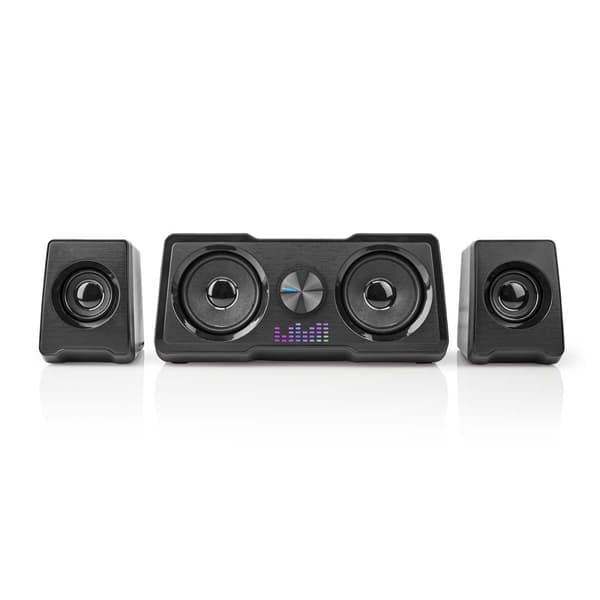 XJ-Gaming högtalare | Högtalarkanaler: 2.2 | USB-ström | 3,5 mm Hane | 48 W | LED | Volymkontroll