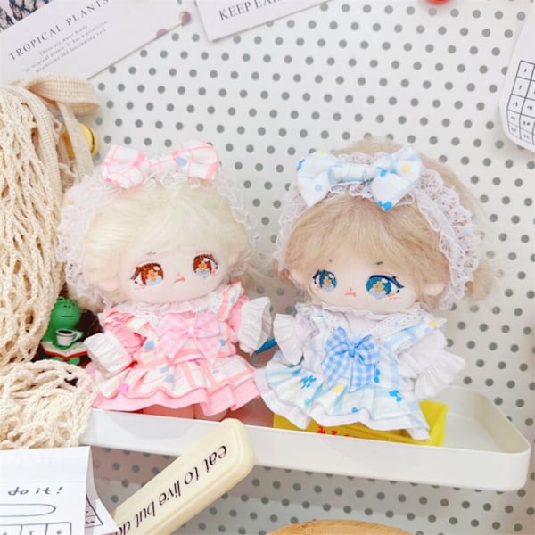 XJ-Nukke Ihastuttavat Vaatteet Prinsessamekko SININEN 20CM Sininen