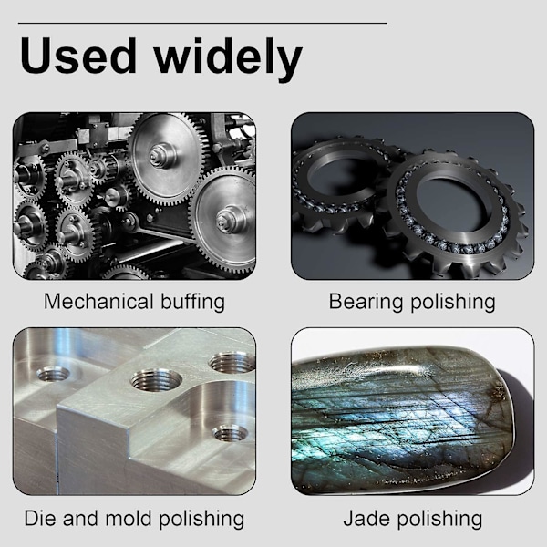 XJ-20 stk Kædeslibesten Diamantbelagte Cylindriske Burr Polerings Slibeværktøj Slib Bi