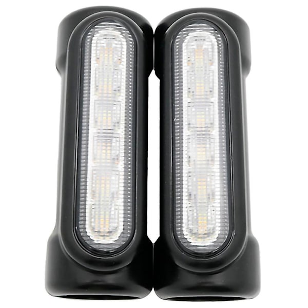 XJ-Motorcycle Led Highway Bar Switchback Körljus/Blinkersljus För (svart)