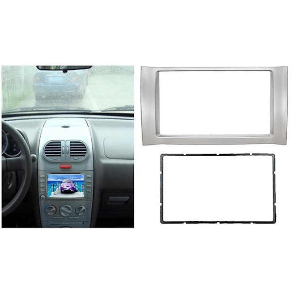 XJ-2Din Bilradio Fascia för Kimo (A1) J1 (A1) Stereo Fascia Panel Instrumentbräda Montering Installation Bil DVD Ram Kit