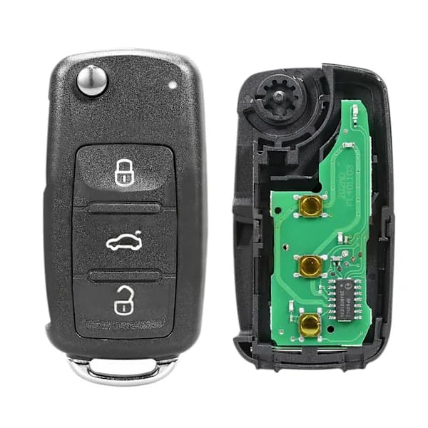 Fjernkontroll Flip Key Bil Fjernnøkkel 3 KNAPPER 3 KNAPPER 3 knapper[XJ]