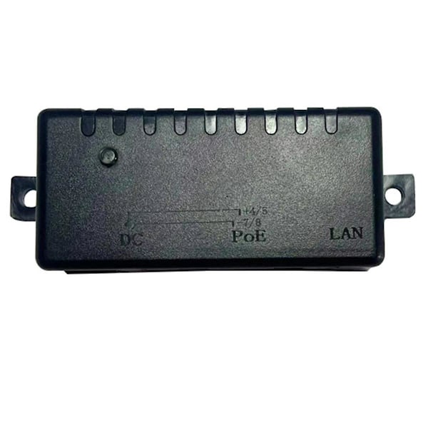XJ-100mbps 5v 12v 24v 48v/1a Poe Injector Strömdelare För IP-kamera Poe Adapter Modultillbehör