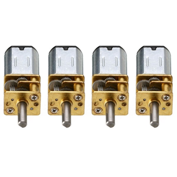 XJ-4kpl 30rpm N20 -nopeus Vaihdemoottori DC 6v Pienennysvaihdemoottorit Metallivaihteistopyörällä