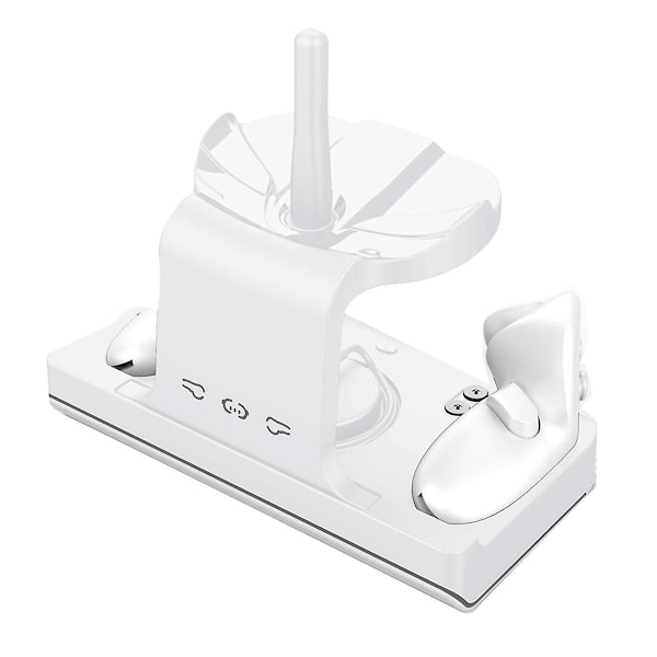XJ-Rgb Laddningsstation För 3 Vr-tillbehör Laddare Station Kontroller Med Batteripaket Passar Elite Head
