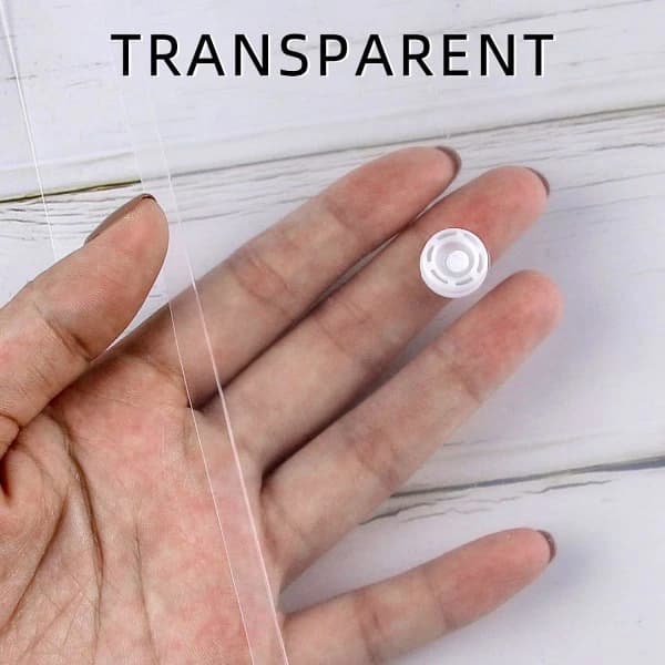 Transparent Plastmapper A4, Dokumentmapper for Papirarbeid, A4 Plastkonvolutter, 6-pakning