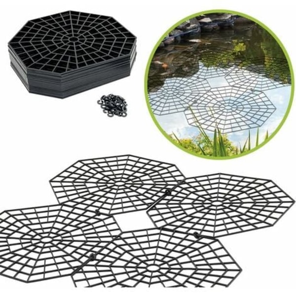 Dam Beskyttelsesnet - Beskyt Din Dam Mod Fugle og Hold Dine Fisk Sikre - Pakke med 20 Net (26,5 × 31,5 × 0,3 cm)