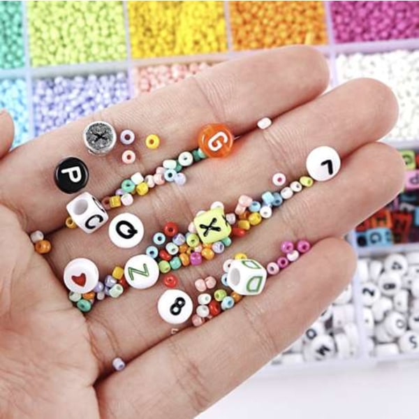 XJ-DIY Beaded Bracelets and Beaded Necklaces - Craft Set for Children