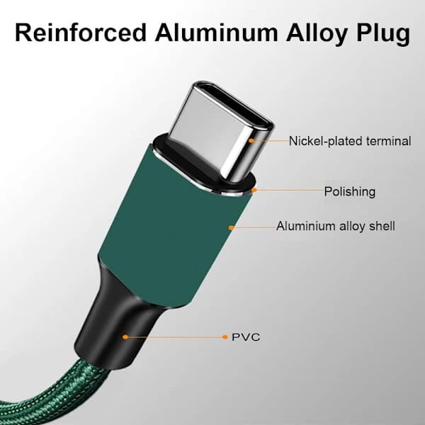 Typ C-kabel USB-C datakabel 2M 2m[XJ]