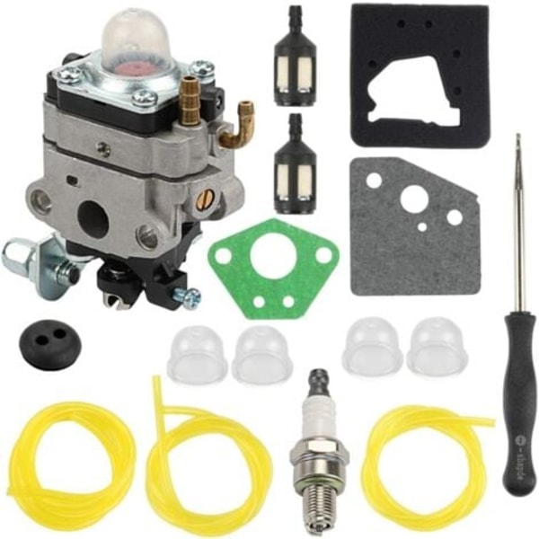 Kaasutin Honda 4-tahtimoottoreille GX31 GX22 FG100 16100-ZM5-803 GCA91 Carb kaasuttimen säätötyökalulla ja polttoaineletkusarjalla