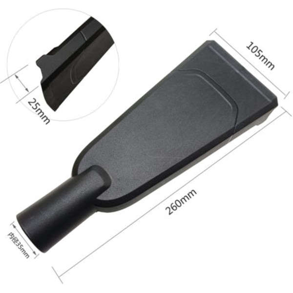 Specialmunstycke för bil, kompatibelt med KarcherK WD2 WD3 WD5 WD6 dammsugare, 35 mm, svart