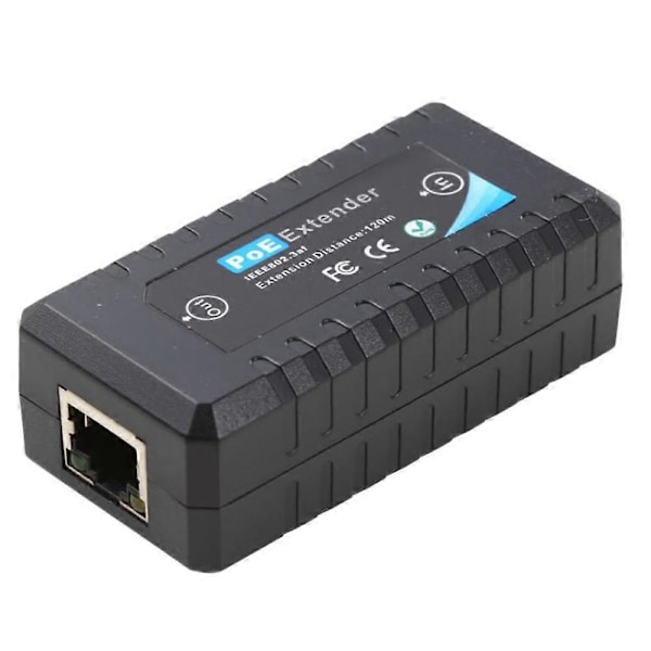 XJ-1-porttinen PoE-jatke 10/100 Mbps IEEE 802.3af -standardilla sisään-/ulostuloon IP-kameran lähetykseen