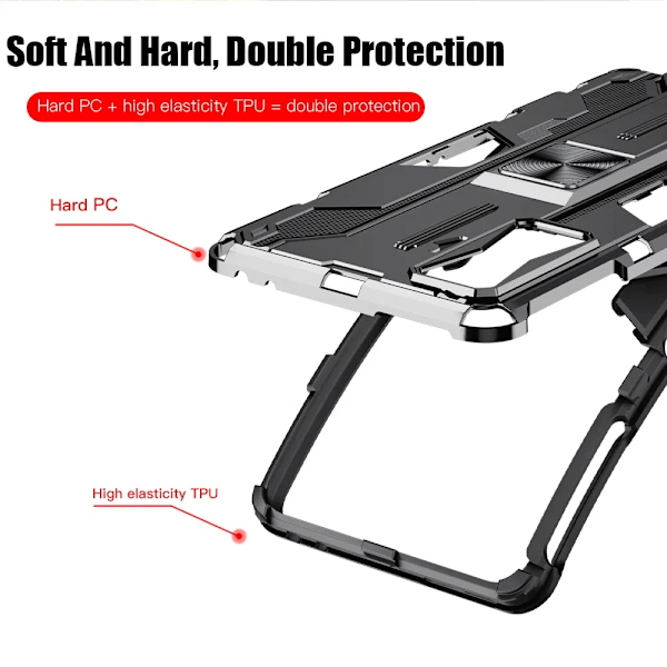 KEYSION Støtsikkert Armor-deksel for Xiaomi POCO F4 GT F4 5G F3 GT Silikon + PC Støtte Telefondeksel for Redmi K50 Gaming K40 Pro