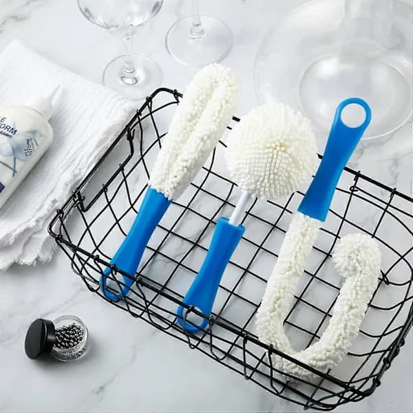 3-pack Vinkaraff Rengöringsborstar